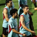 Luis Díaz y James Rodriguez