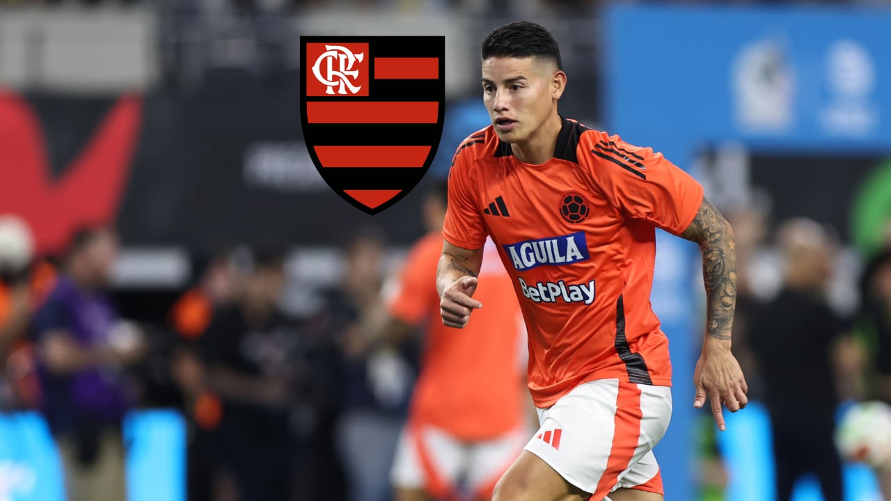 Vinculan a James Rodríguez con Flamengo, pero un obstáculo impediría su llegada a Brasil.