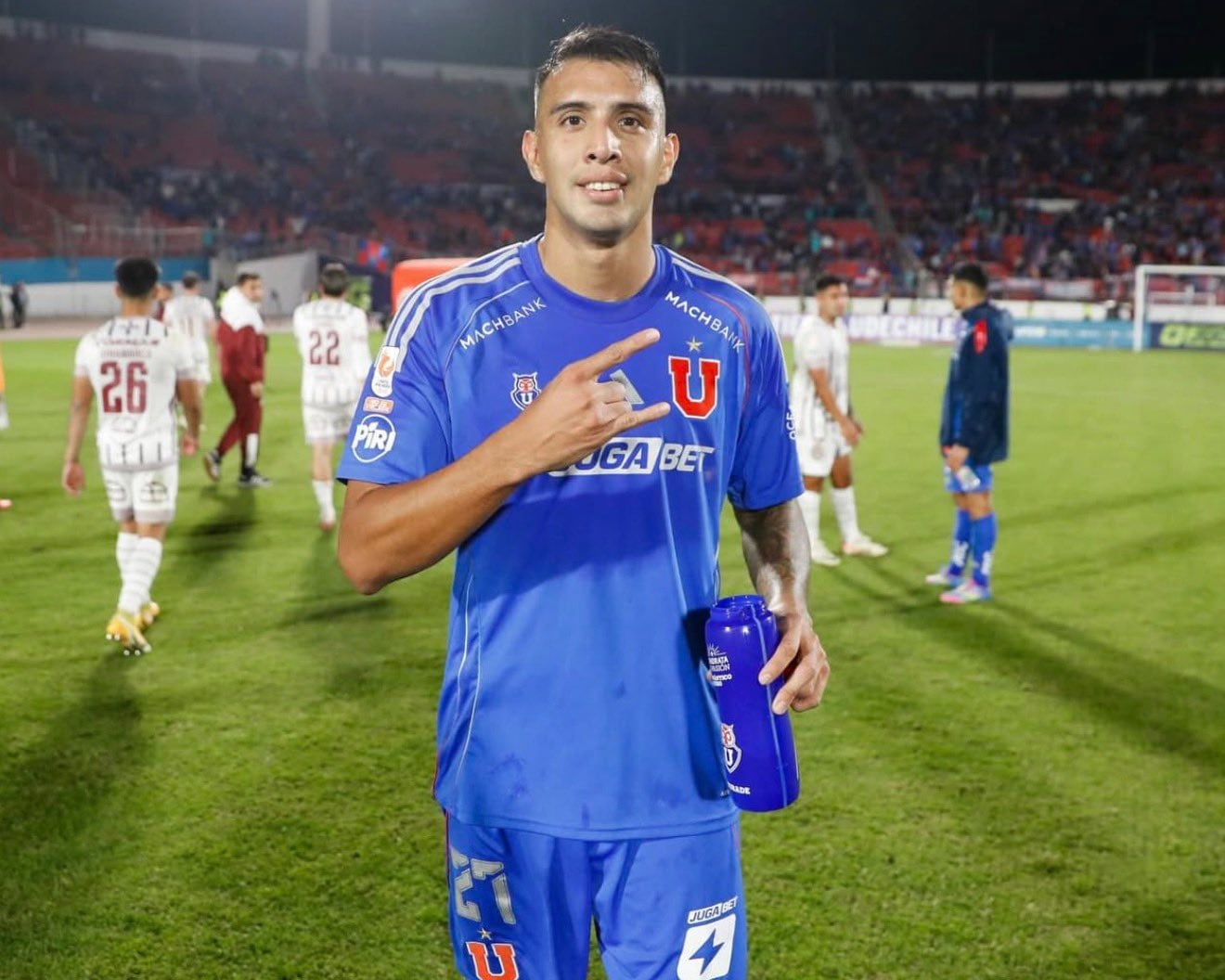 Rodrigo Contreras, delantero de la Universidad de Chile.