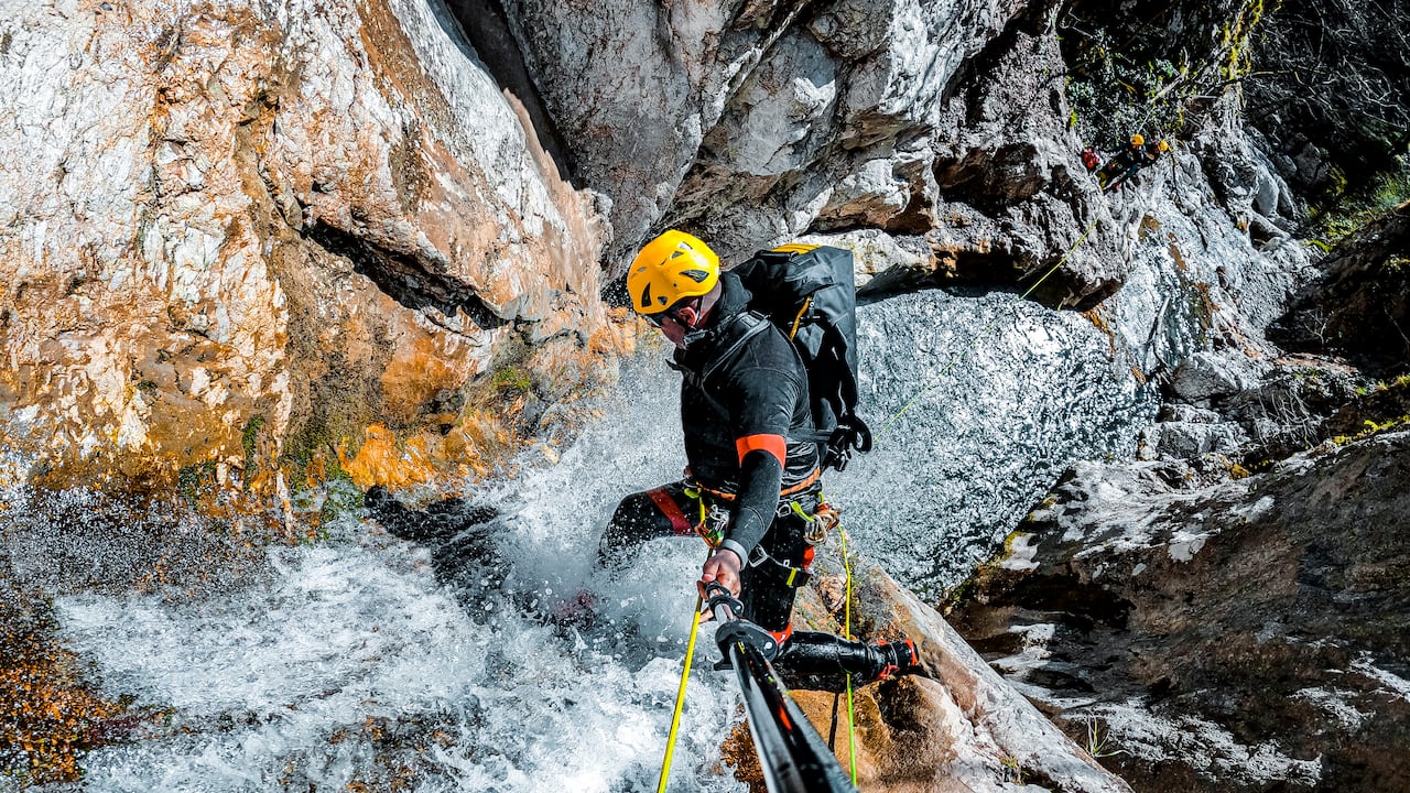 Las cascadas de Villeta son ideales para practicar deportes extremos.