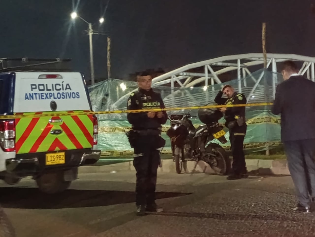 La explosión sucedió a un lado del centro comercial Tintal Plaza.