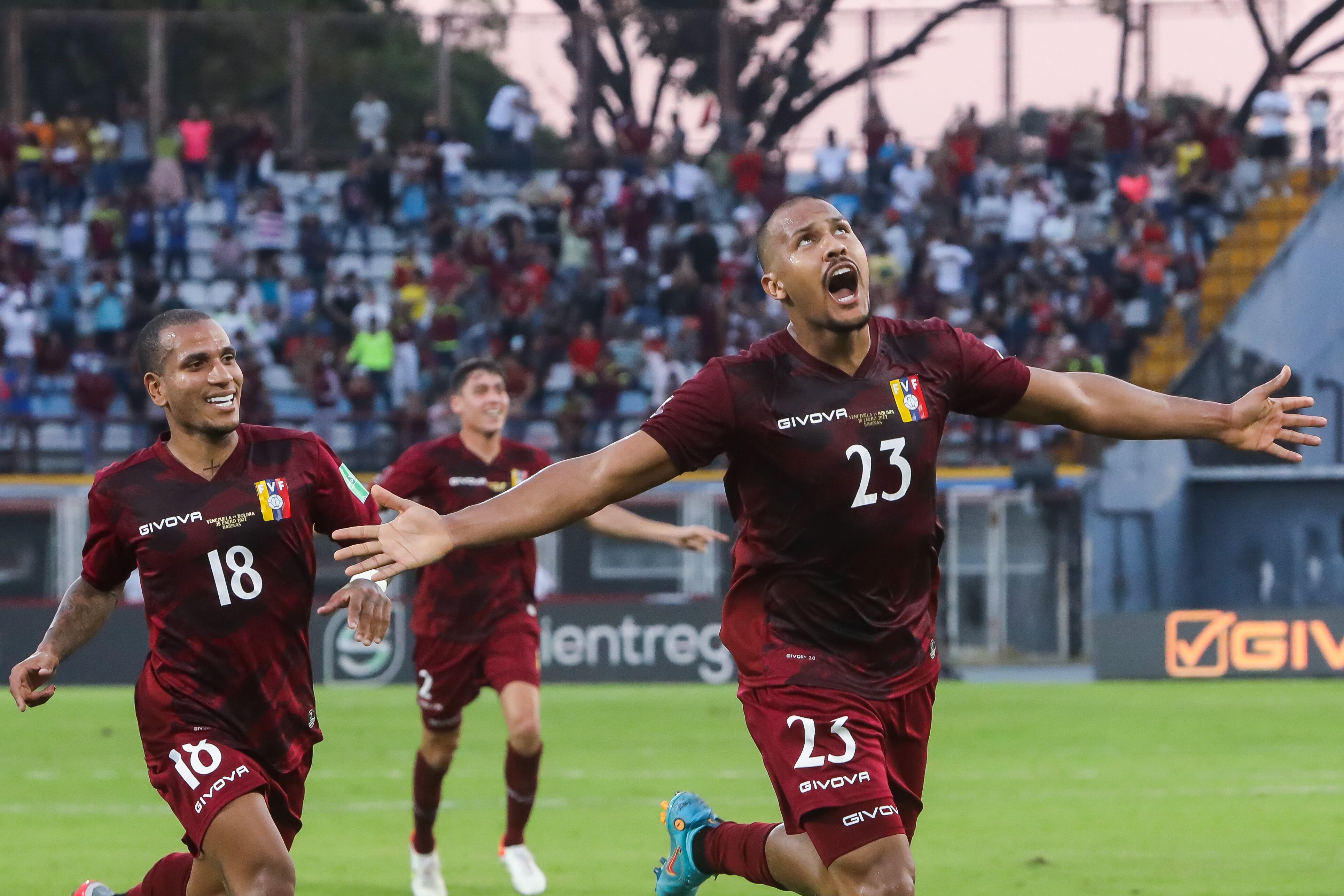 Salomón Rondón , jugador de Venezuela