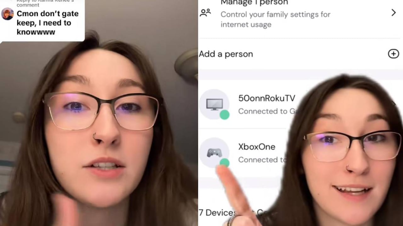 La mujer dio detalles sobre la configuración que debe activar en su WI-FI