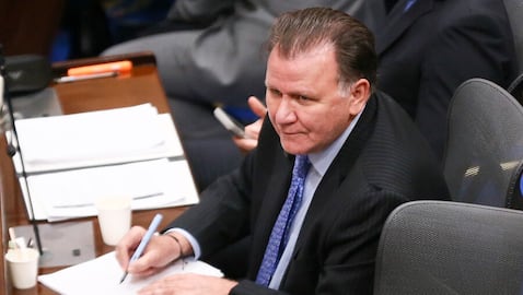 El ministro de Agricultura, Indalecio Dangond, ante el Senado.