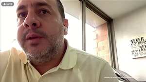 Juan José Laverde durante la audiencia de acusación