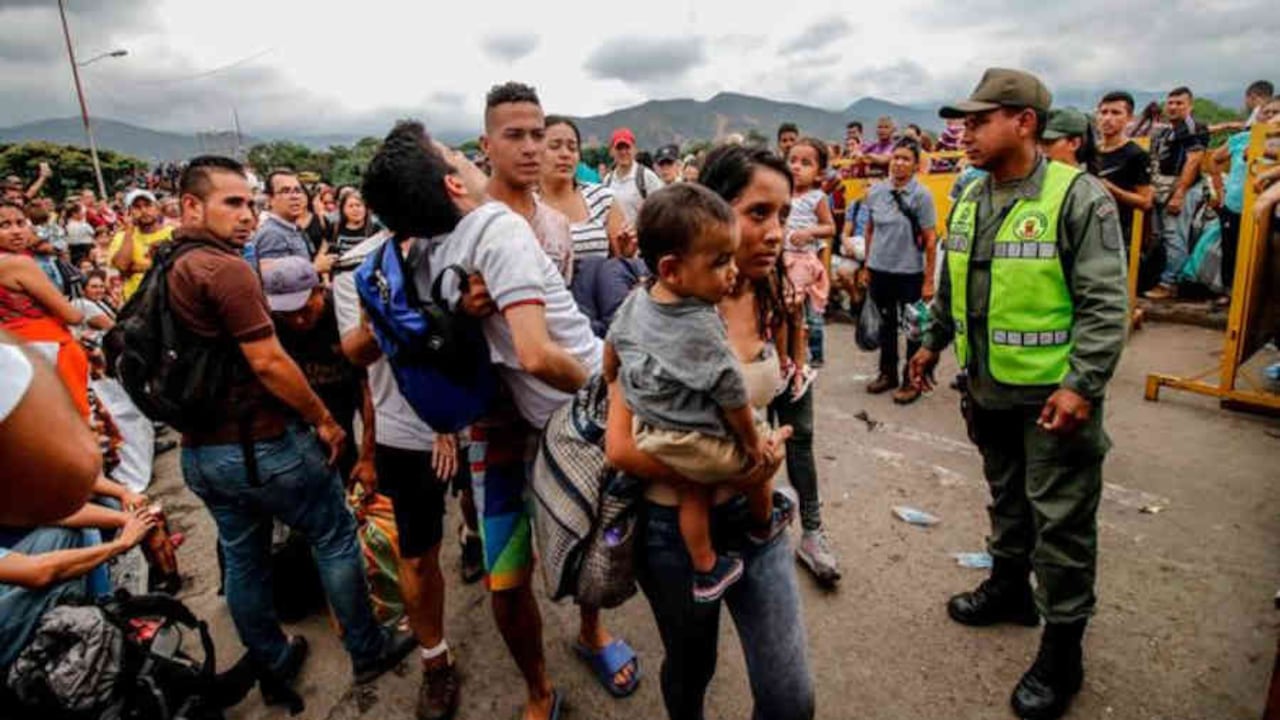 Migrantes venezolanos.