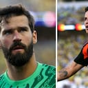 James Rodríguez estuvo muy cerca de marcarle a Alisson en Copa América