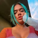 La cantante publicó un avance de su nuevo tema musical en su cuenta de Instagram. Foto: Instagram @karolg.