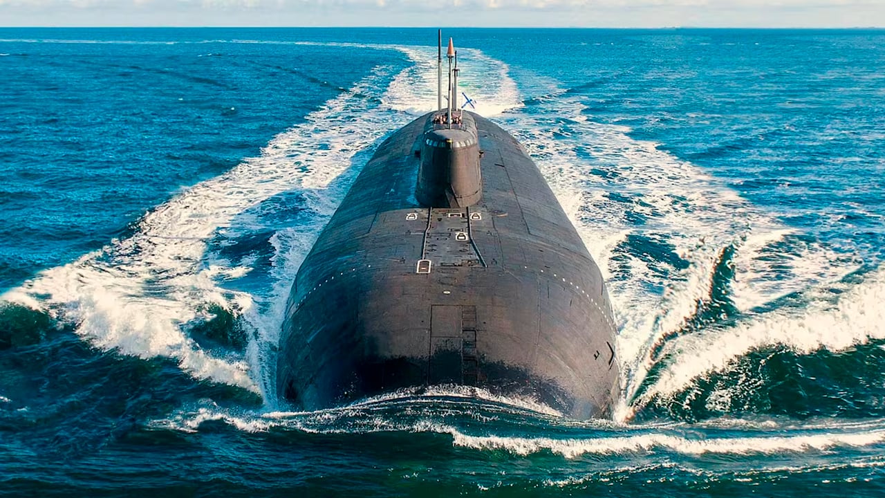 Foto de referencia de un submarino nuclear.