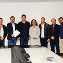 Reunión entre el alcalde electo de Bogotá, Carlos Fernando Galán, y la bancada de concejales electos de Bogotá por el partido Centro Democrático