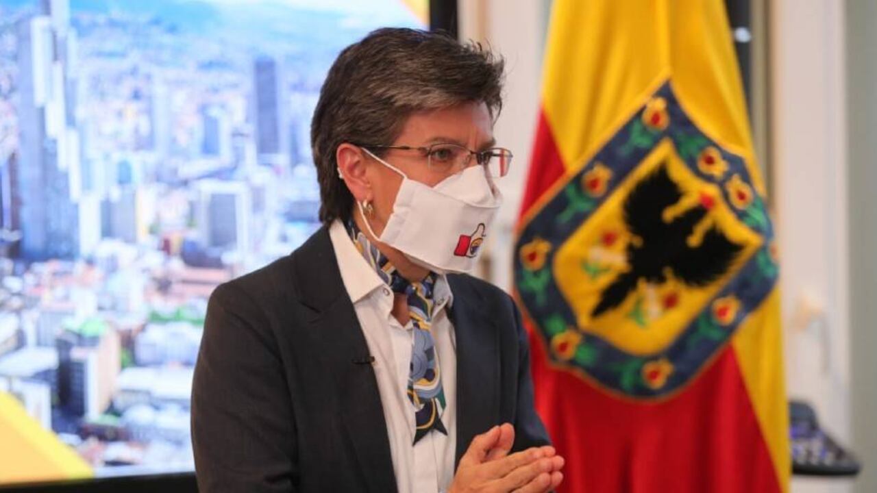 Alcaldesa de Bogotá, Claudia López.