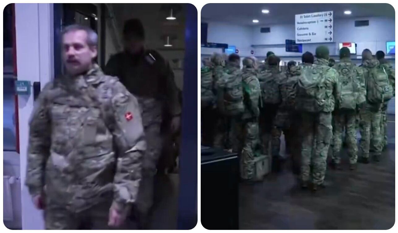 Las tropas danesas se han desplegado de este modo en la septentrional isla desde dos aeropuertos