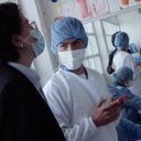 Silvia Restrepo, vicerrectora Académica (e) de la Universidad de los Andes, durante una de las jornadas de vacunación.