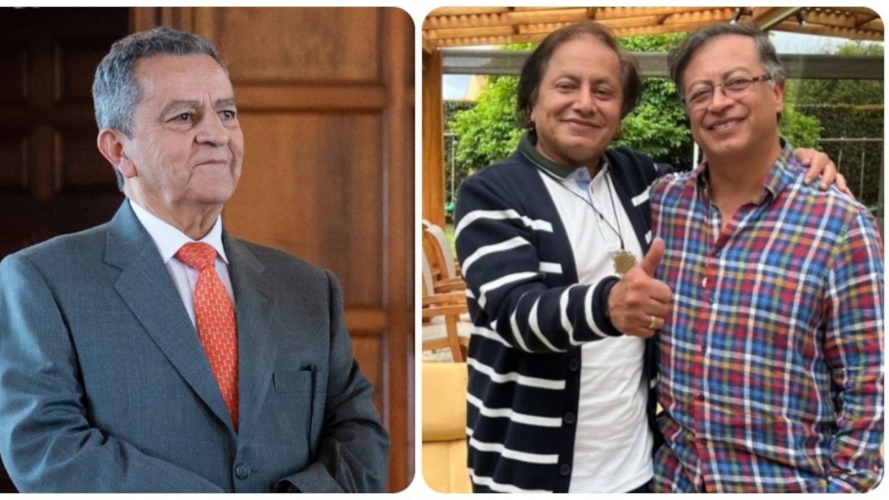 José Antonio Salazar, Gustavo Petro y su hermano, Juan Fernando Petro.