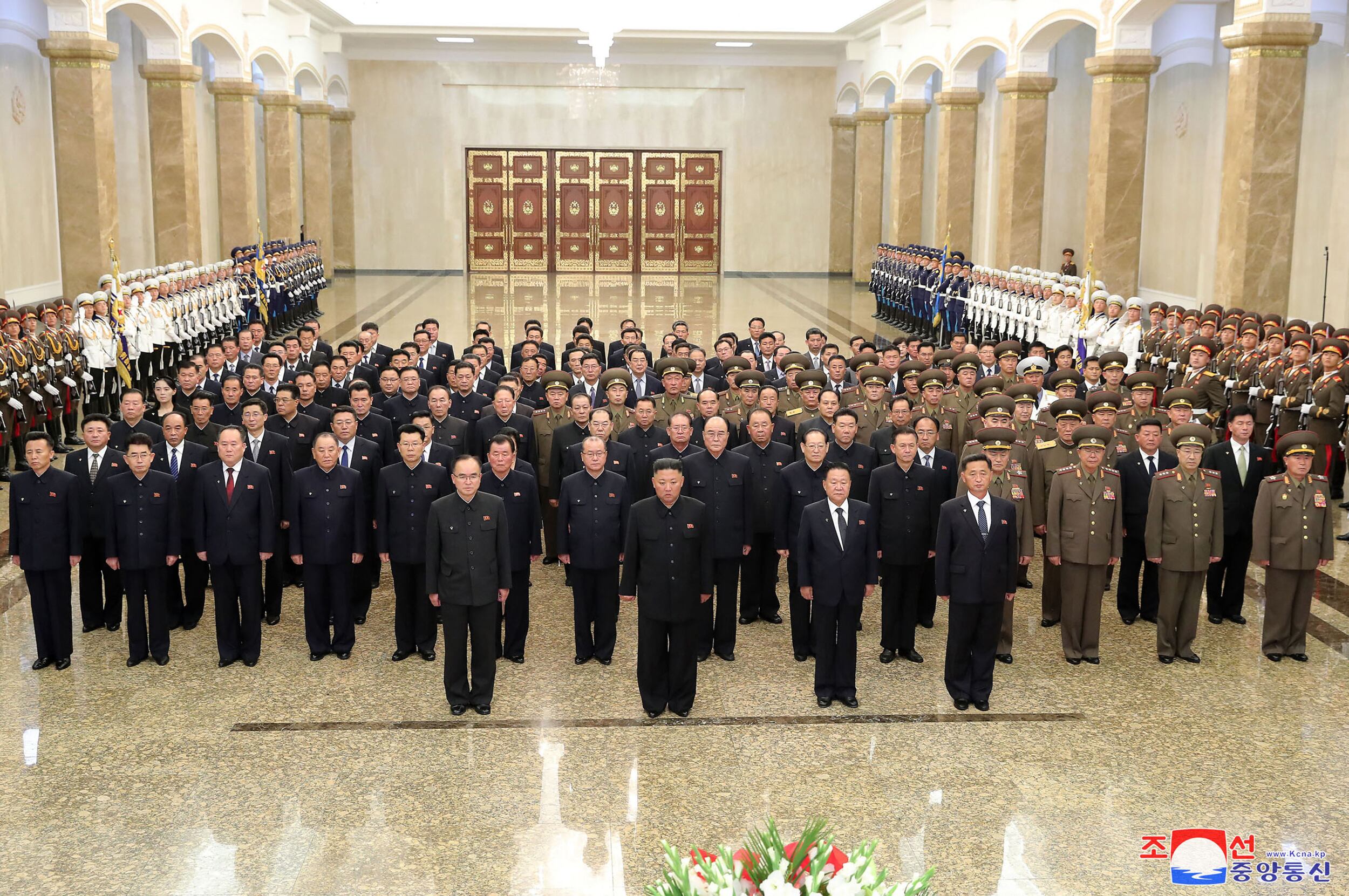 Kim Jong- Un, en Pyongyang