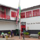 Fachada de la administración municipal de Sopetrán, Antioquia.