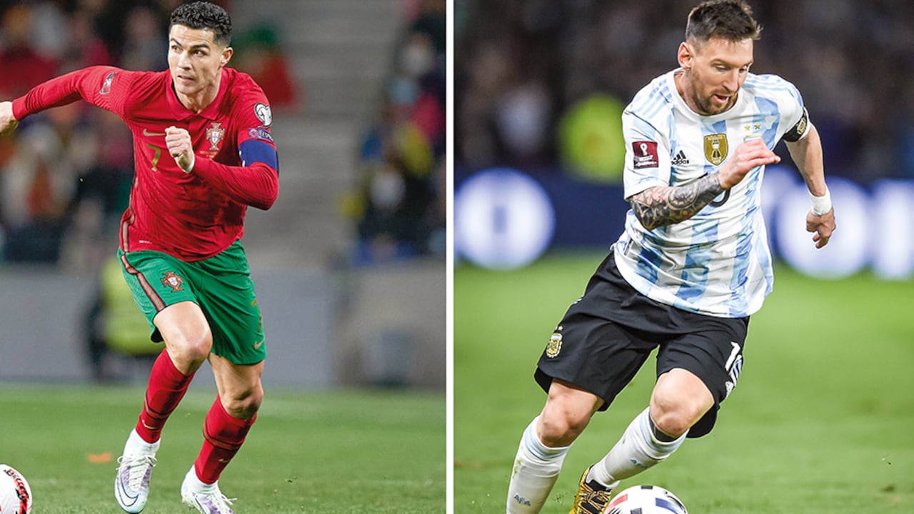 Cristiano Ronaldo y Lionel Messi son considerados los mejores jugadores del planeta. Los dos asistirán al Mundial de Catar.