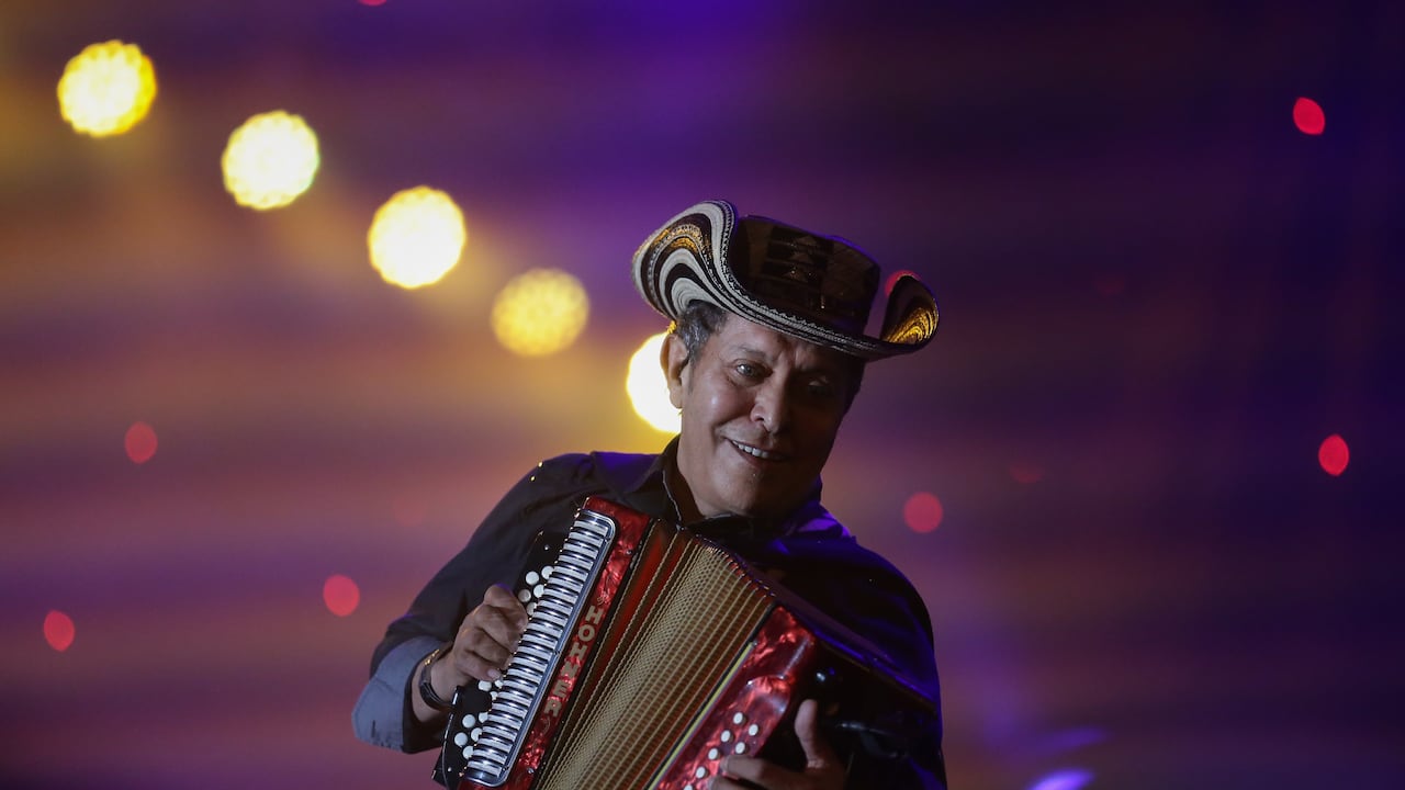 Egidio Cuadrado, acordeonero fallecido en 2024 (Colprensa - Sofía Toscano).