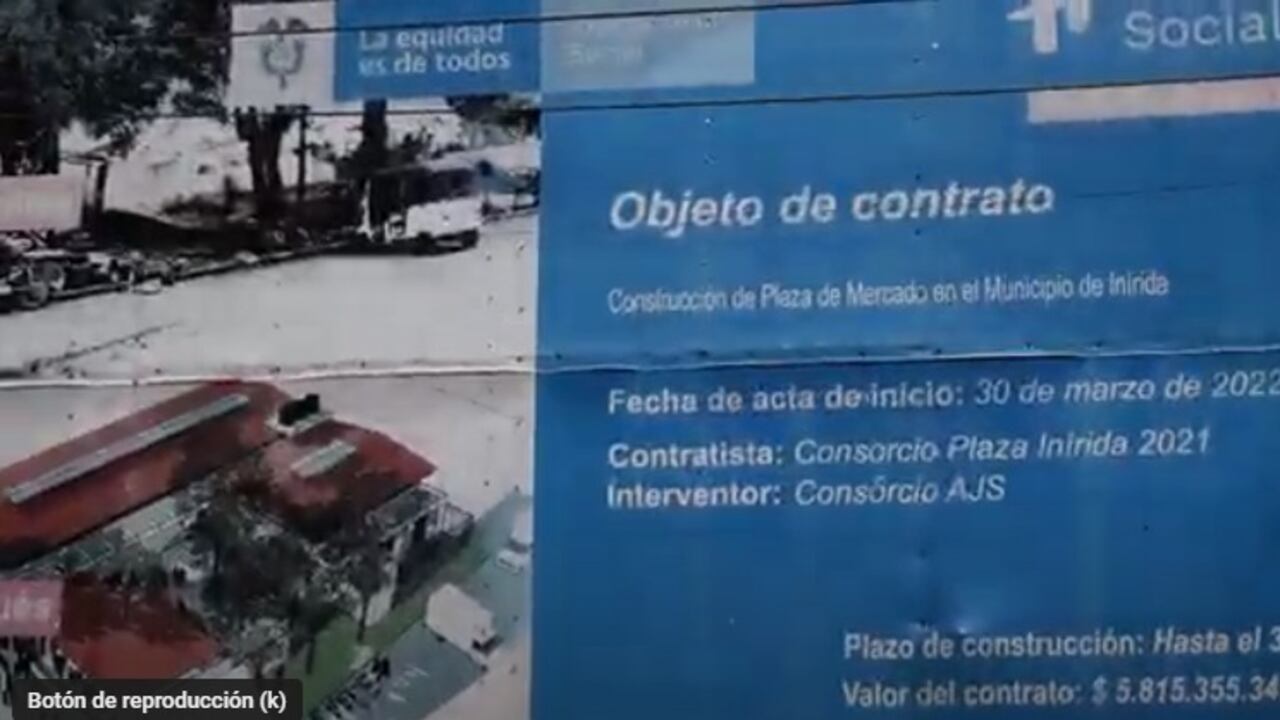Proyecto Plaza de mercado de Inírida, Guainía, presenta demoras.