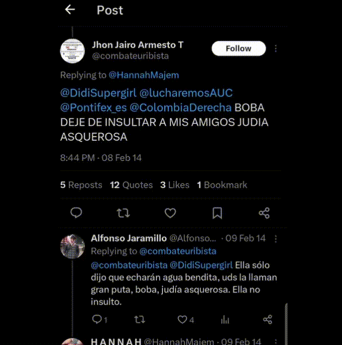 Hace una década, el actual presidente de Colombia, Gustavo Petro, retuiteó un comentario altamente ofensivo en las redes sociales, que incluía un comentario antisemita.