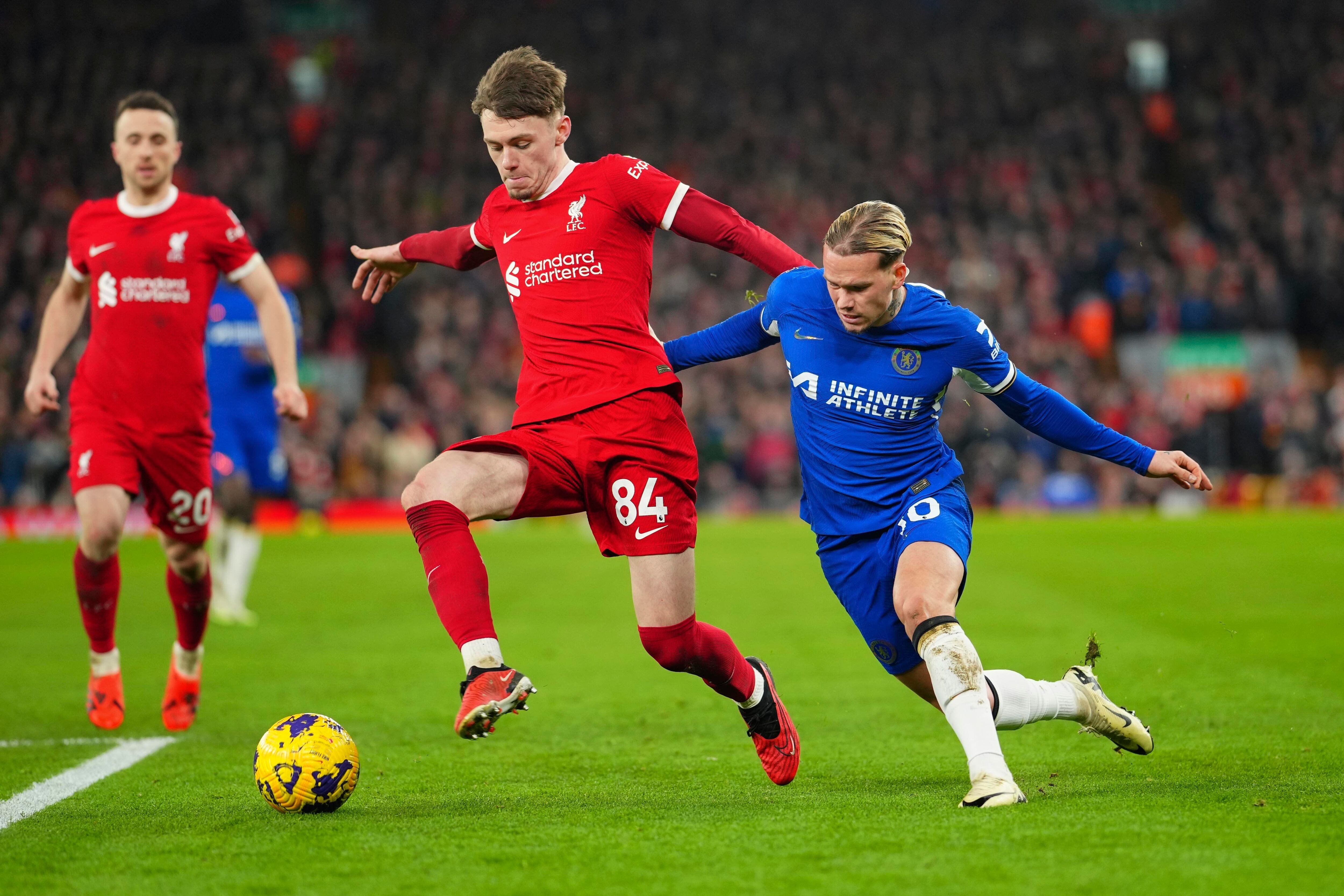 Liverpool vs Chelsea - jornada 22 - Premier League - Luis Díaz
