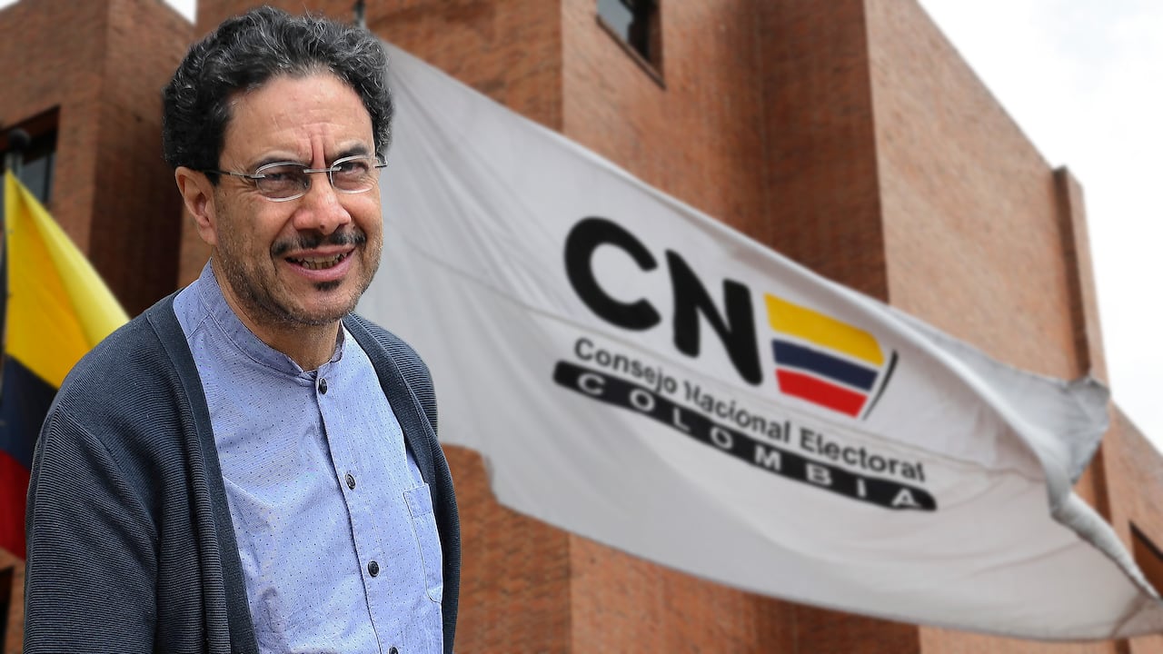 Iván Cepeda y el Consejo Nacional Electoral (CNE).