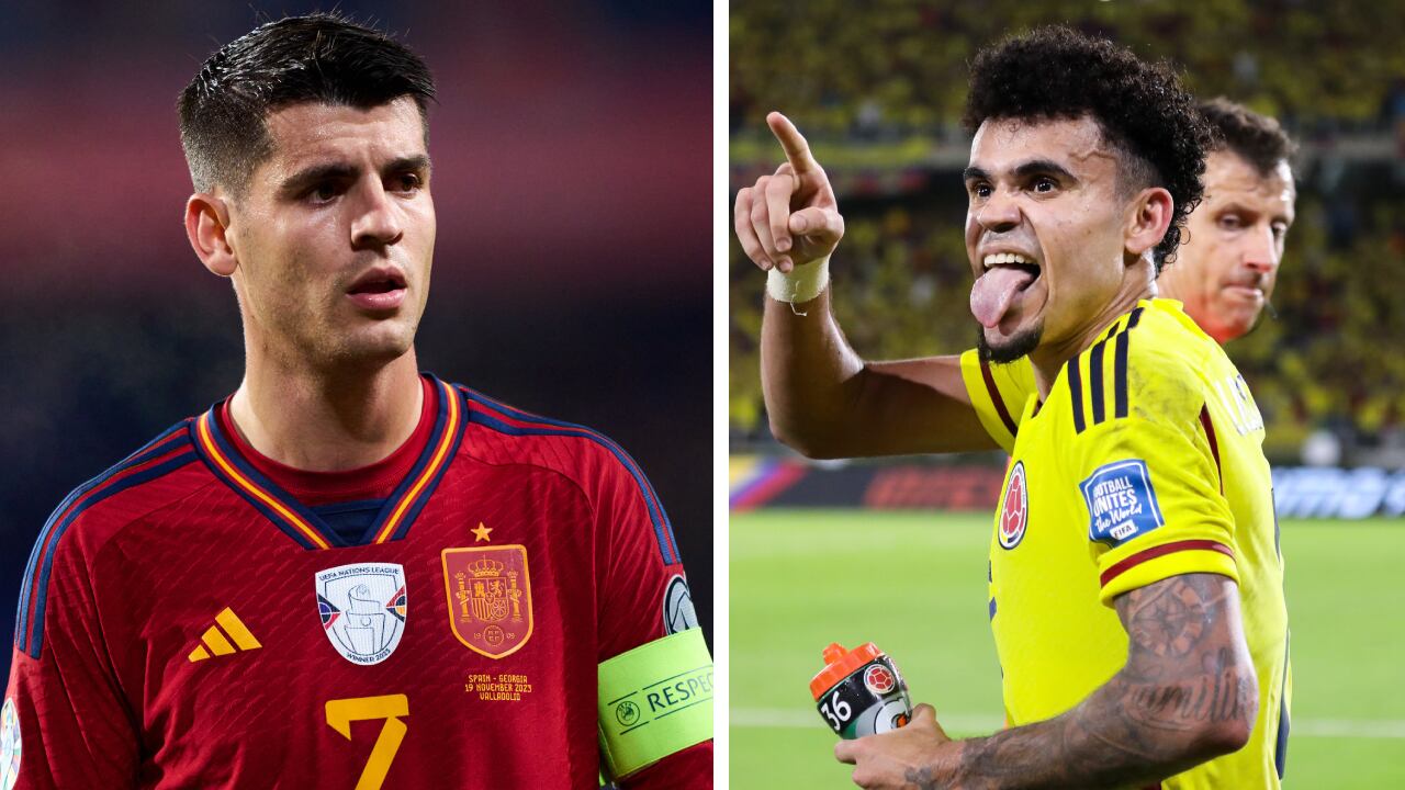 Álvaro Morata y Luis Díaz, referentes en ataque para el amistoso