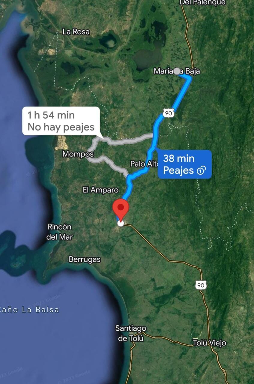 El secuestro tuvo lugar en la vía que conecta a los municipios de San Onofre, Sucre y María La Baja, Bolívar