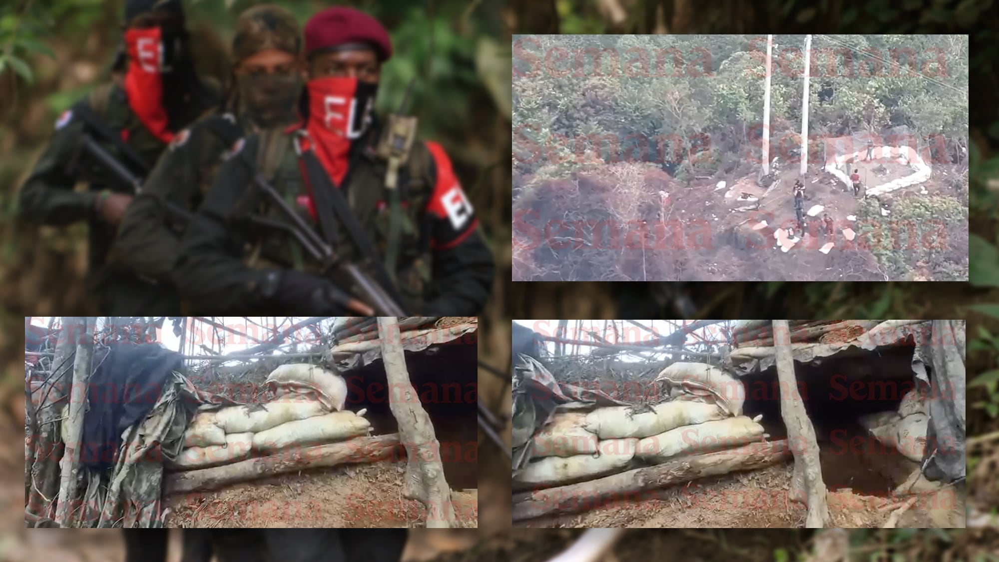 Semana revela imágenes de la zona donde fueron bombardeados integrantes del ELN en Norte de Santander.