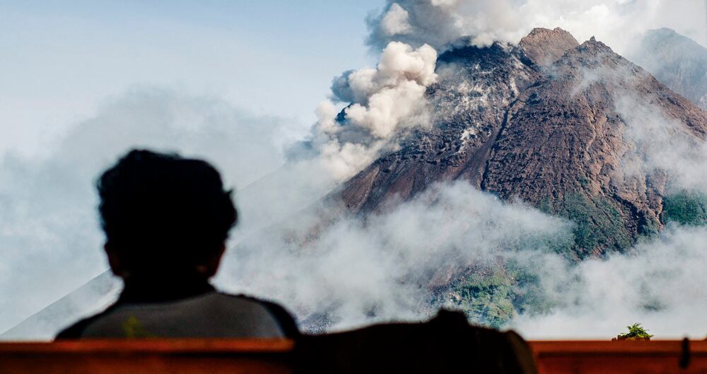El volcán Semeru ha dejado decenas de víctimas mortales. Foto: AFP
