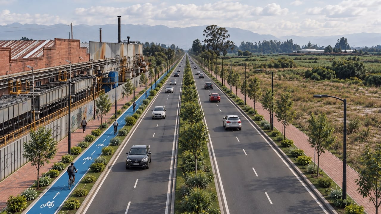 Futura nueva conexión entre Funza y Bogotá por la Avenida La Esperanza.
