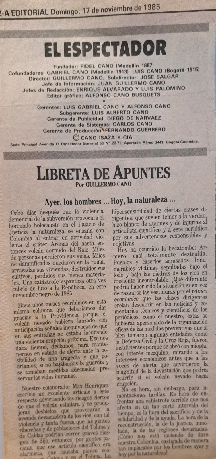"Él mismo escribió un editorial en el periódico, y el editorial me menciona y
justamente habla de esos políticos que son irresponsables y que no entienden lo que es la prevención de desastres", aseguró Max Henríquez.