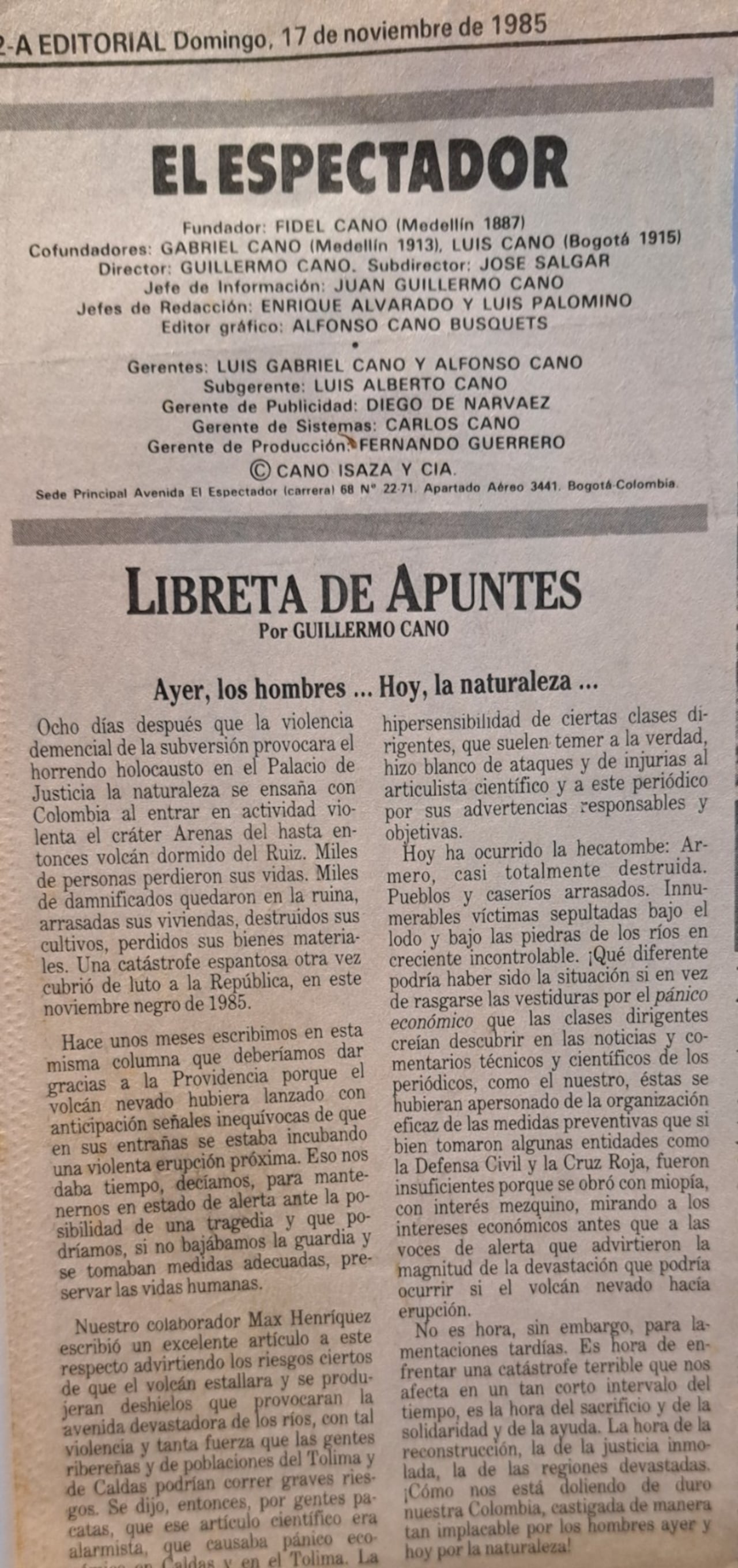 "Él mismo escribió un editorial en el periódico, y el editorial me menciona y
justamente habla de esos políticos que son irresponsables y que no entienden lo que es la prevención de desastres", aseguró Max Henríquez.