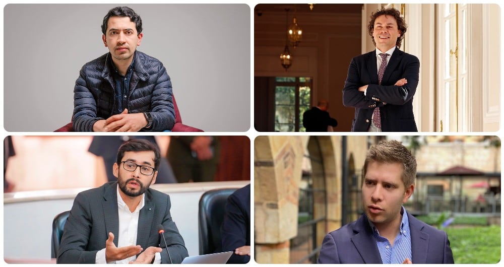 Daniel Briceño, Hassan Nassar, José Jaime Uscátegui y Josías Fiesco.