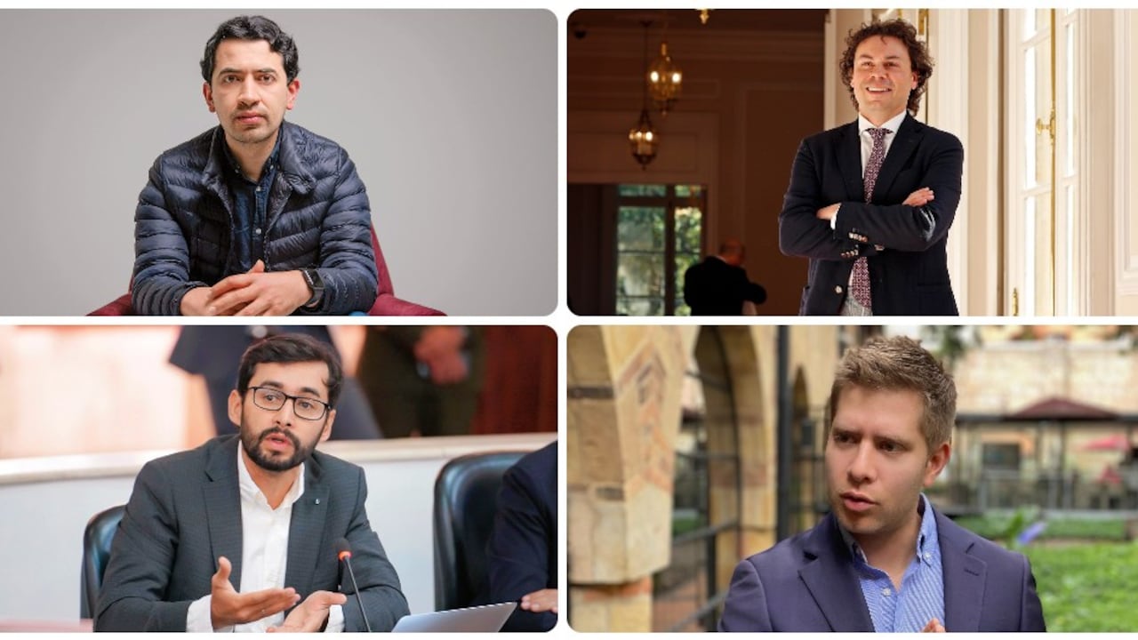 Daniel Briceño, Hassan Nassar, José Jaime Uscátegui y Josías Fiesco.