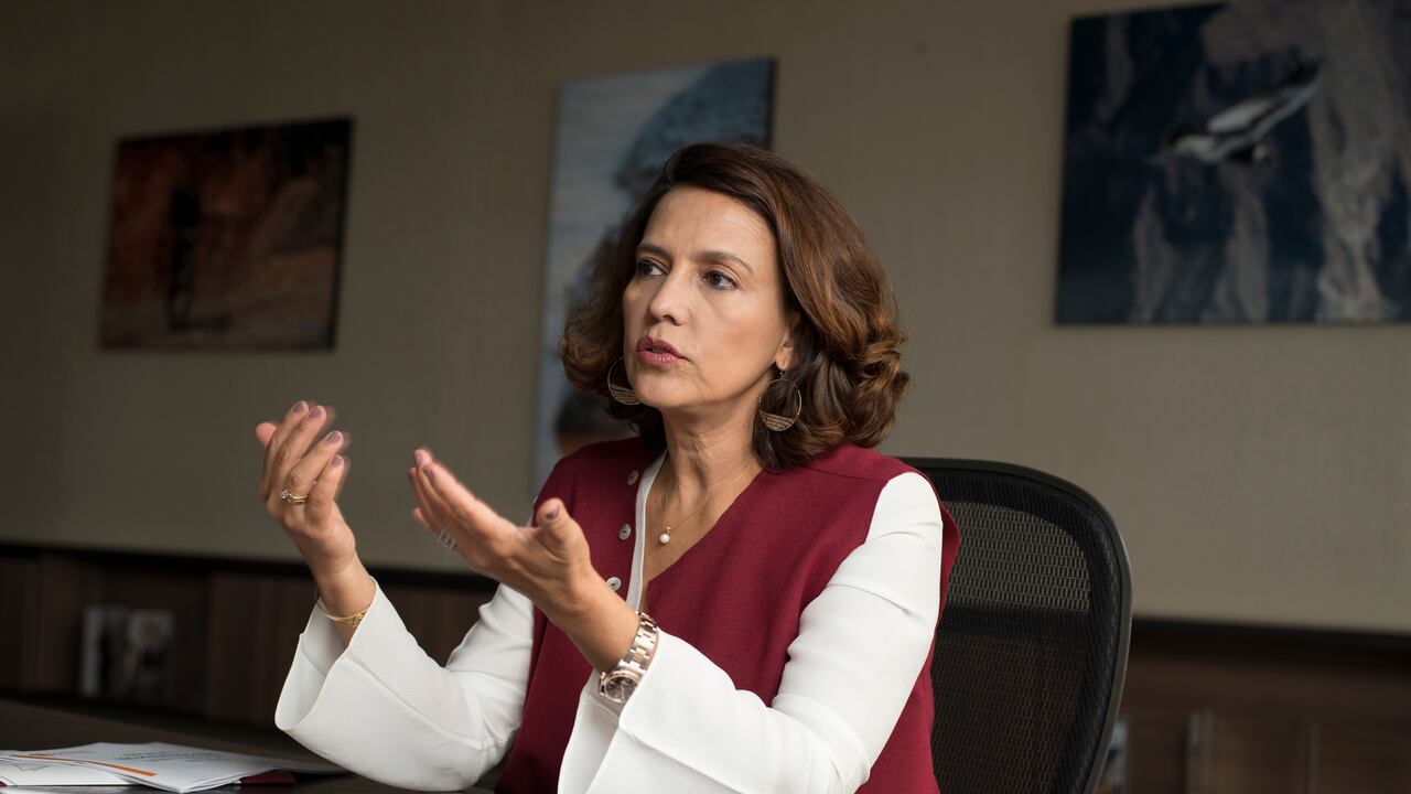 Consejera Presidencial de Derechos Humanos y Asuntos Internacionales, Nancy Patricia Gutiérrez. Revista Semana. Foto: Pedro Baute. Noviembre 2018. Bogotá.