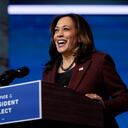 Foto tomada en Wilmington, Delaware, el 24 de noviembre del 2020, de la vicepresidenta electa de EE. UU. Kamala Harris. Foto: AP / Carolyn Kaster.