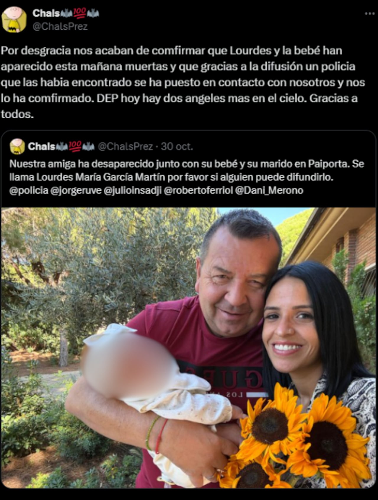 A medida que la tormenta se intensificaba en el litoral levantino, una madre expresó su angustia a su amiga, suplicándole que cuidara de sus hijos mientras luchaba por salvar a su bebé atrapado en un vehículo.