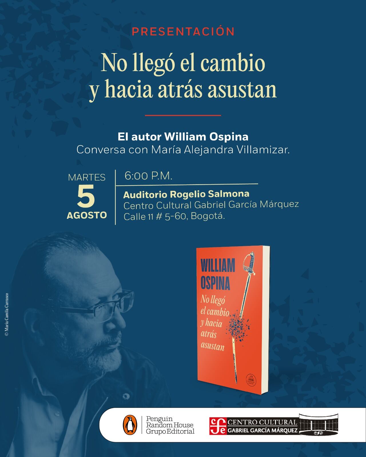 Lanzamiento libro William Ospina.