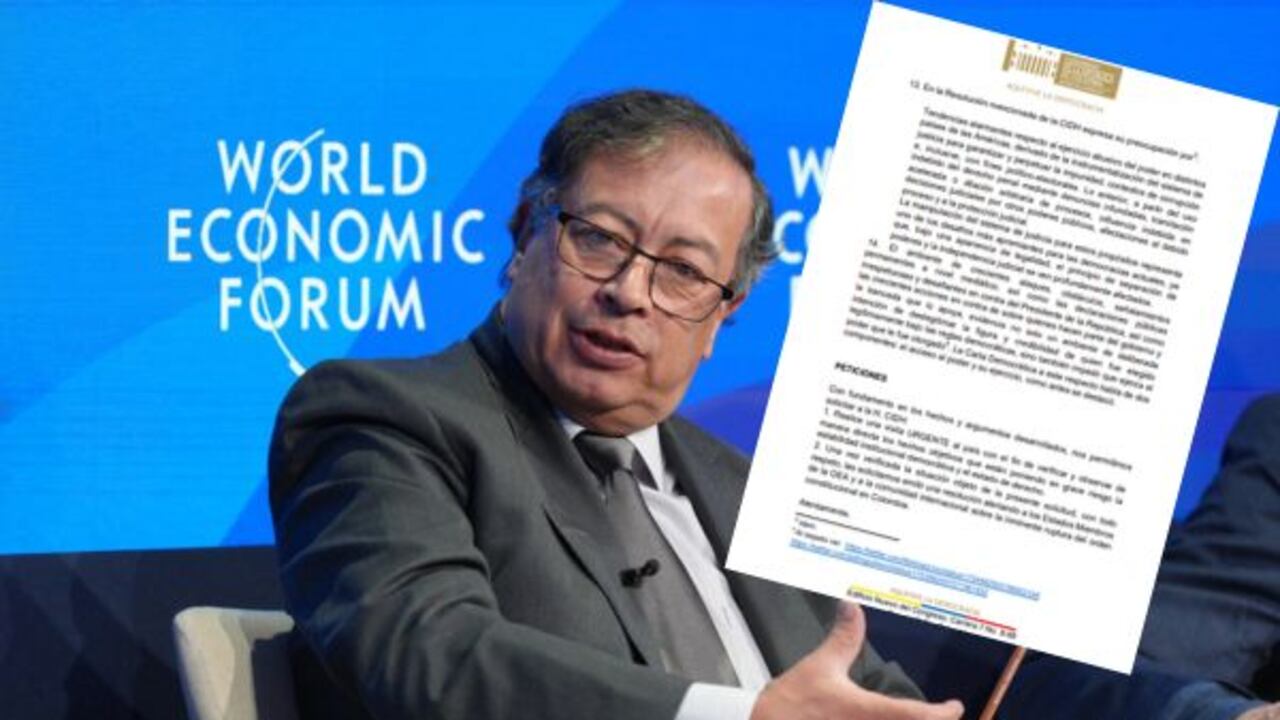 La bancada del Gobierno de Gustavo Petro envió una carta la CIDH advirtiendo de una "ruptura institucional" en Colombia.