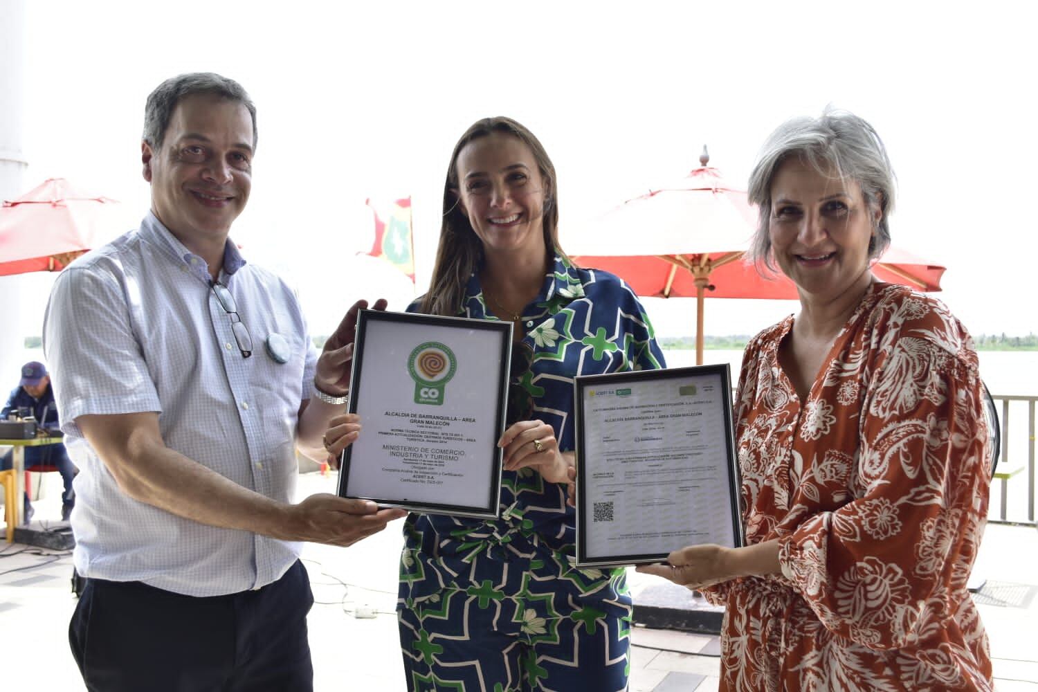 Ahora el Gran Malecón es oficialmente el primer destino distrital turístico sostenible del Caribe Colombiano