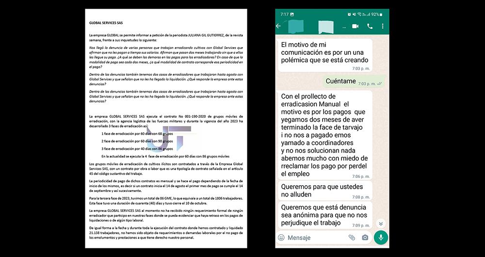  Cuando comenzó el proceso de erradicación manual, se registraron olas de renuncias de los erradicadores, pues no soportaron estar internados en la selva.