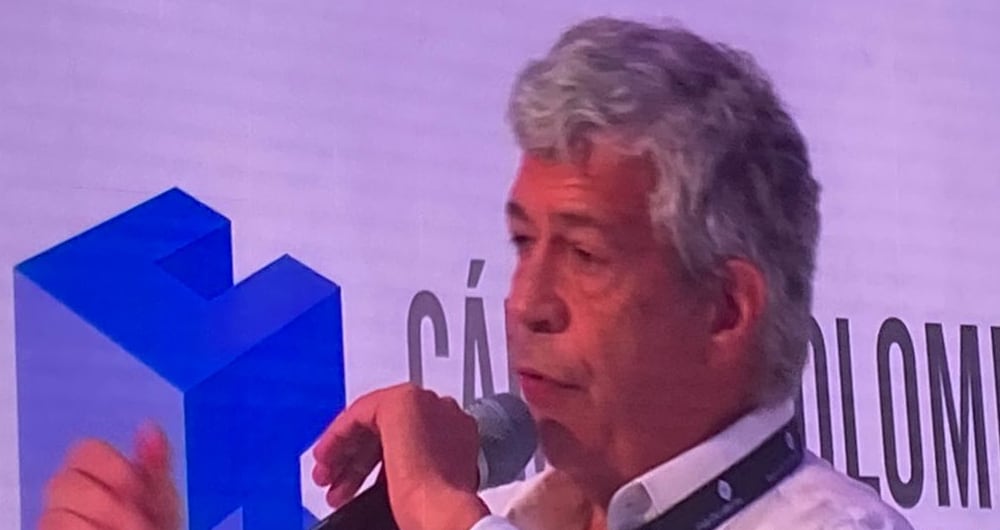 Jorge Iván González, director del DNP, en el Congreso de Infraestructura en Cartagena. Noviembre de 2023.