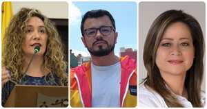 Lucía Bastidas, Luis Carlos Leal y María Fernanda Rojas.