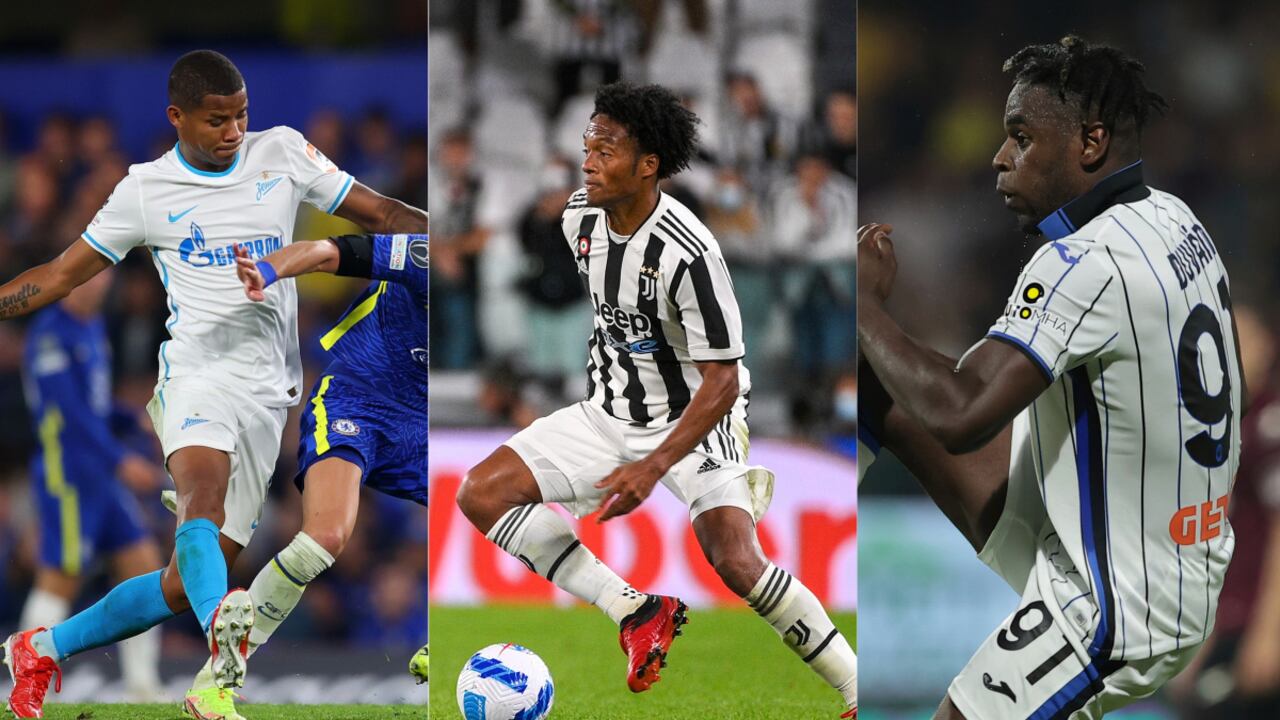 Colombianos en Champions League.