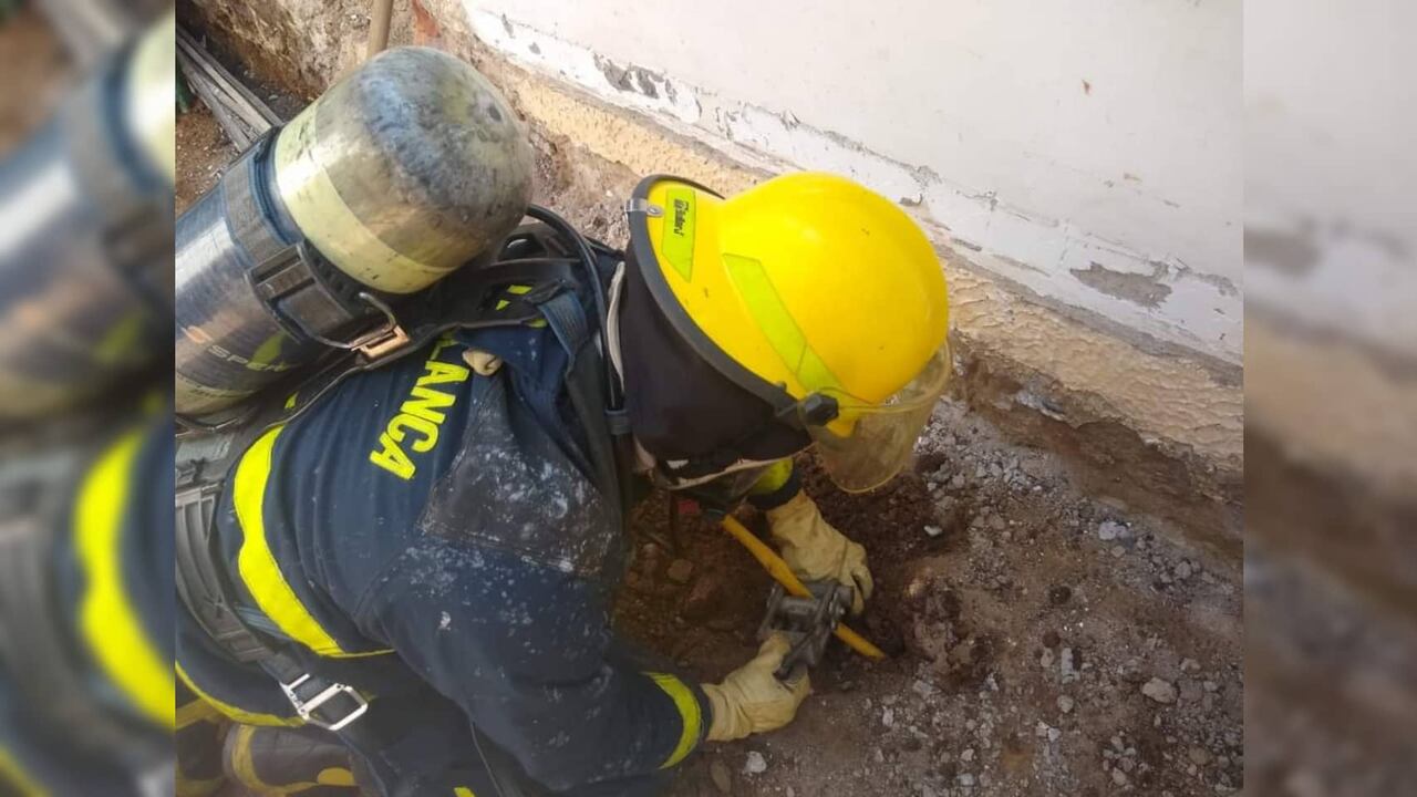 El Cuerpo de Bomberos atendió el llamado de la comunidad
