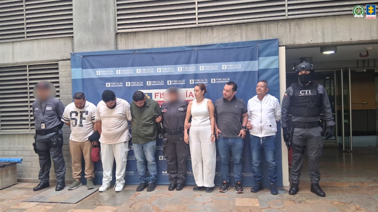 Capturados por estafa en Medellín.