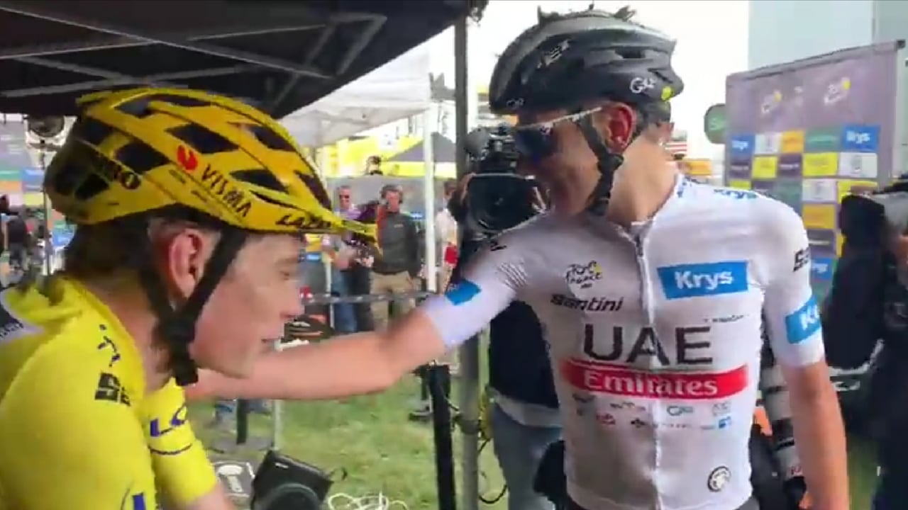 Tadej Pogacar y Jonas Vingegaard.