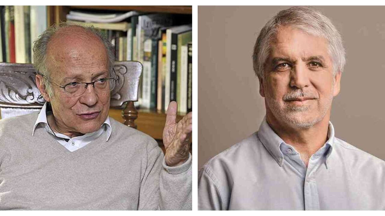 El exministro de Ambiente, Manuel Rodríguez y el exalcalde de Bogotá, Enrique Peñalosa.