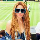 Shakira acudió al partido de Carlos Alcaraz.